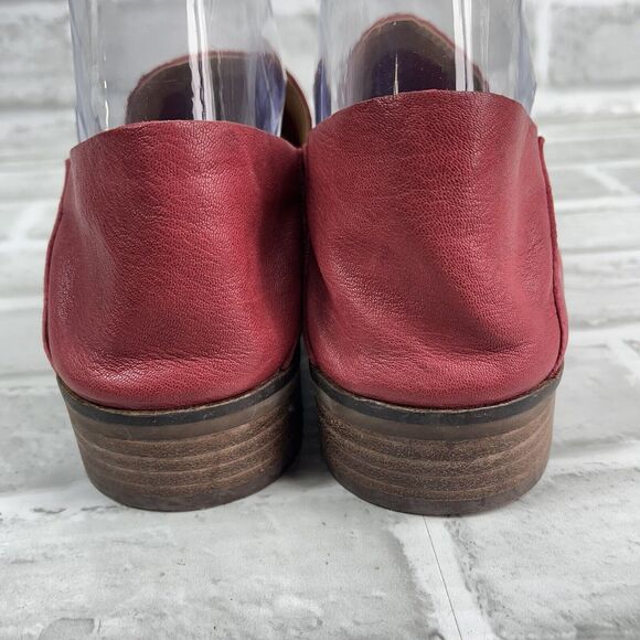 Lucky Brand Red Leather Loafers - Picture 7 of 12